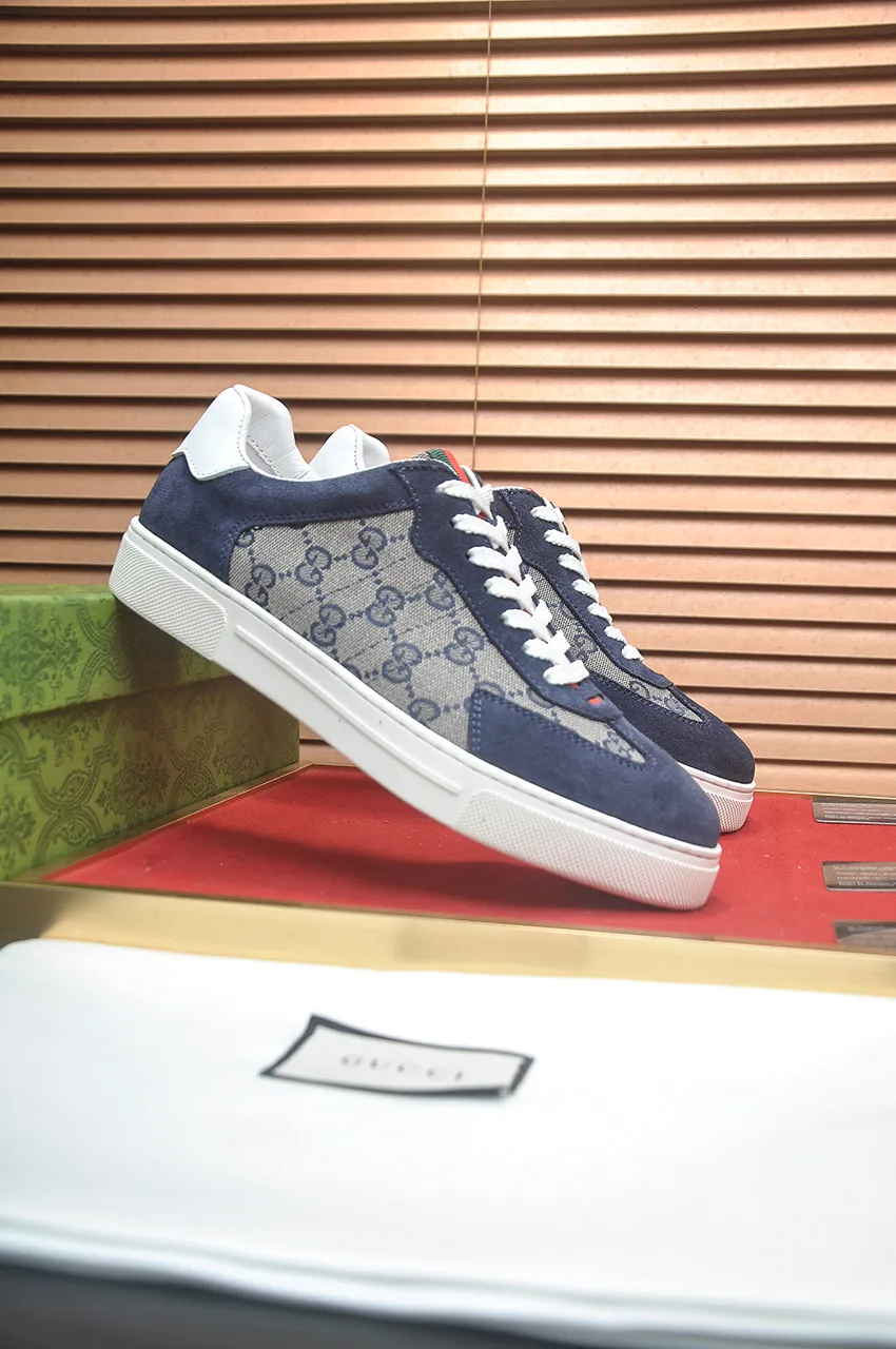 Men's shoes 💰400💶 [GUCCI Gucci] official website 1:1 men's sports shoes are now on the market, using original Gucci fabric + gluten lining, plus the official website original 1:1 comfortable outsole. Fashionable and versatile, super comfortable and breathable. 5 colors available, standard shoe size 38/45 (custom-made sizes 45 are non-refundable)